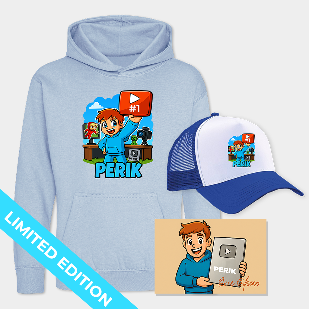 100K Hoodie + Keps + Autografkort Limited Bundle